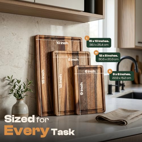 Riviera Walnut Cutting Board Set of 3