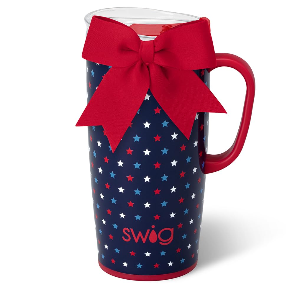 22oz Insulated Travel Mug with Handle & Lid