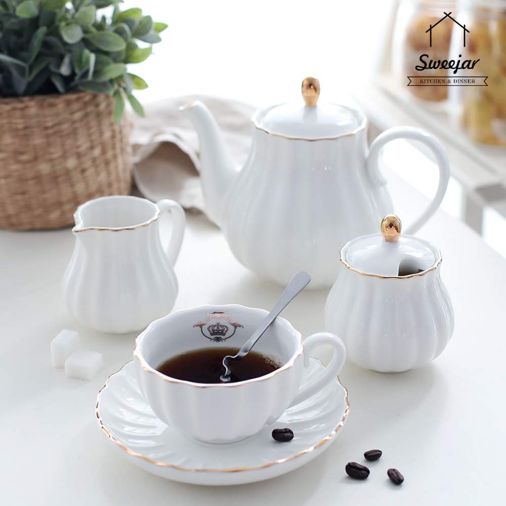 Sweejar 28FLOZ Royal Teapot with Infuser
