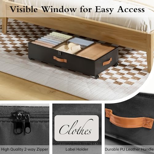 Under Bed Storage with Wheels (2 Count)