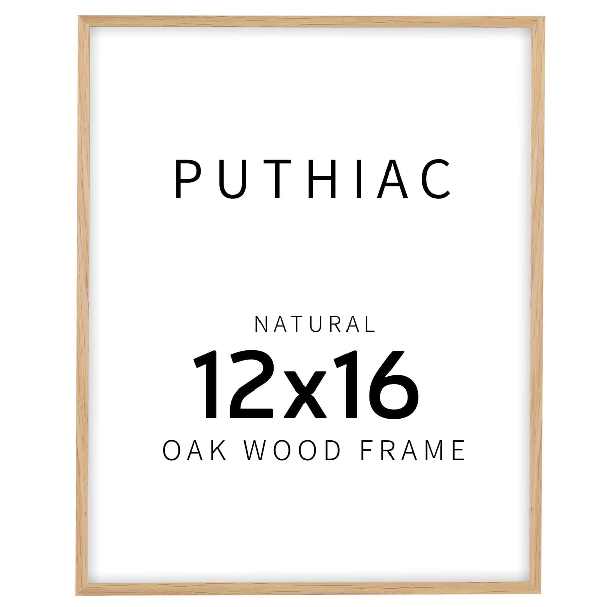 12x16 Solid Oak Wood Picture Frame