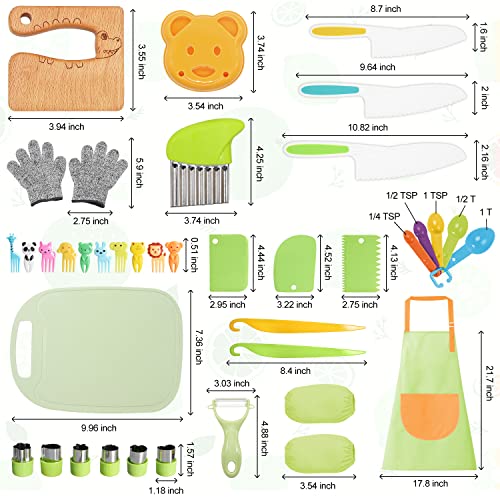 50PCS Kids Kitchen Cooking Set