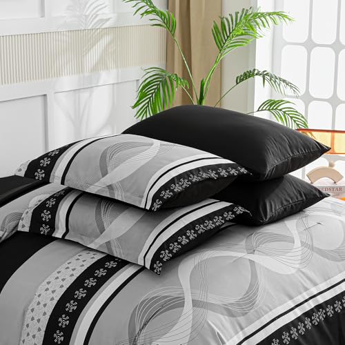 Black Comforter Set California King Size