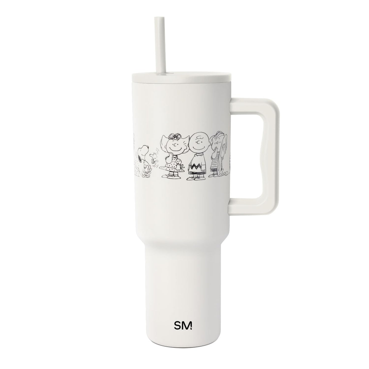 Peanuts 40 oz Tumbler with Handle and Straw Lid