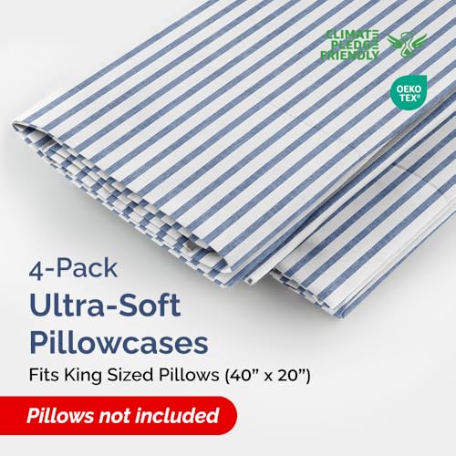 King Pillow Cases Set of 4 (4 Count)