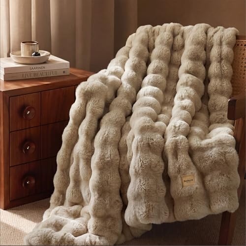 GentleSoft Faux Fur Throw XL Blanket