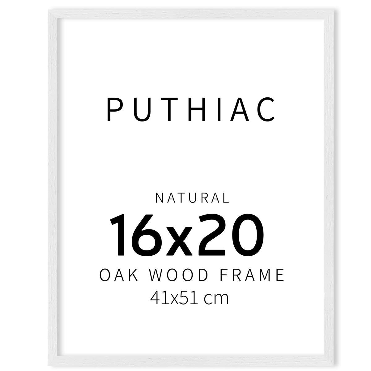 16x20 Solid Oak Wood Picture Frame