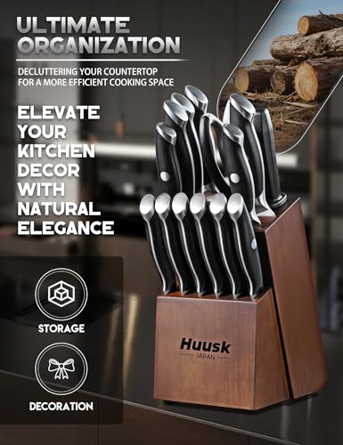 Kitchen Knife Block Set (14 Count)