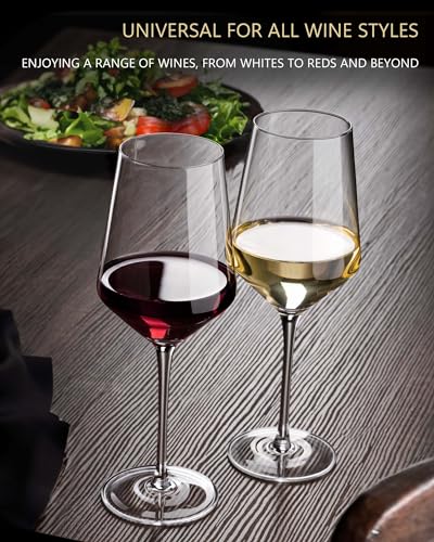 17 oz Lead Free Wine Glasses Set of 6 (6 Count)