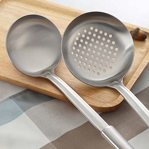 2 Pcs Ladle and Slotted Spoon (30 Count)