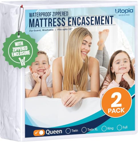 Queen Mattress Protector Zippered 2 Pack (2 Count)