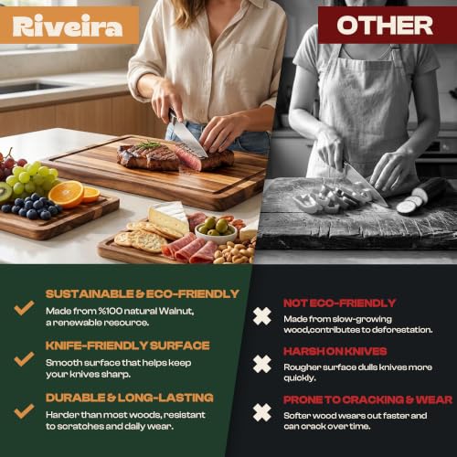 Riviera Walnut Cutting Board Set of 3