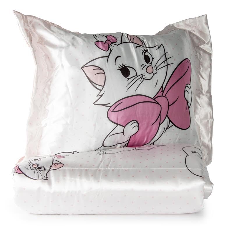 Disney Aristocats Marie Queen Comforter Set 7 Piece Kids Bedding