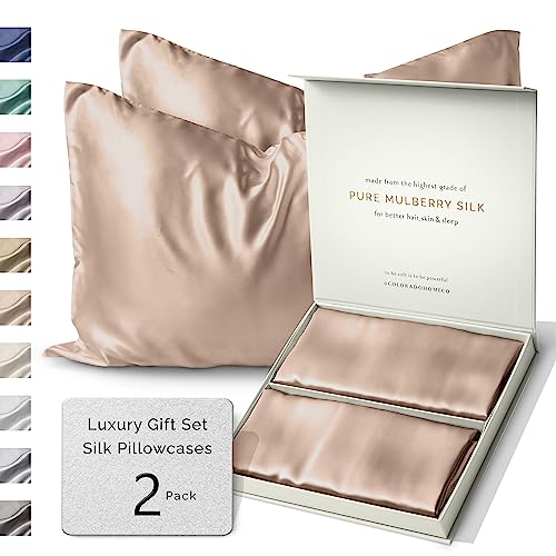 PREMIUM LUXSILK™ Silk Pillow Cases 2 PACK