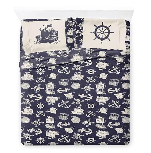 One Piece Luffy Full Comforter Set 7 Piece Soft Anime Bedding