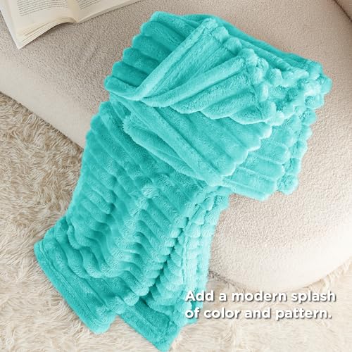 Soft Throw Blanket for Couch Decor Gifts Blue Fog 50"x70"