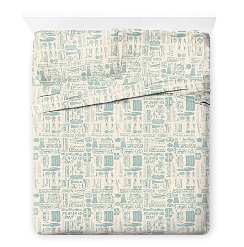 Marvel Fantastic Four Full Size Comforter Set 7 Piece Bedding