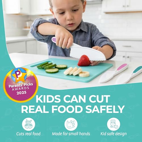 Jr. Kids Knife Set for Real Cooking (6 Count)