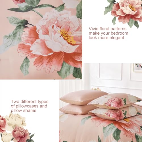 Coral Comforter Set Queen