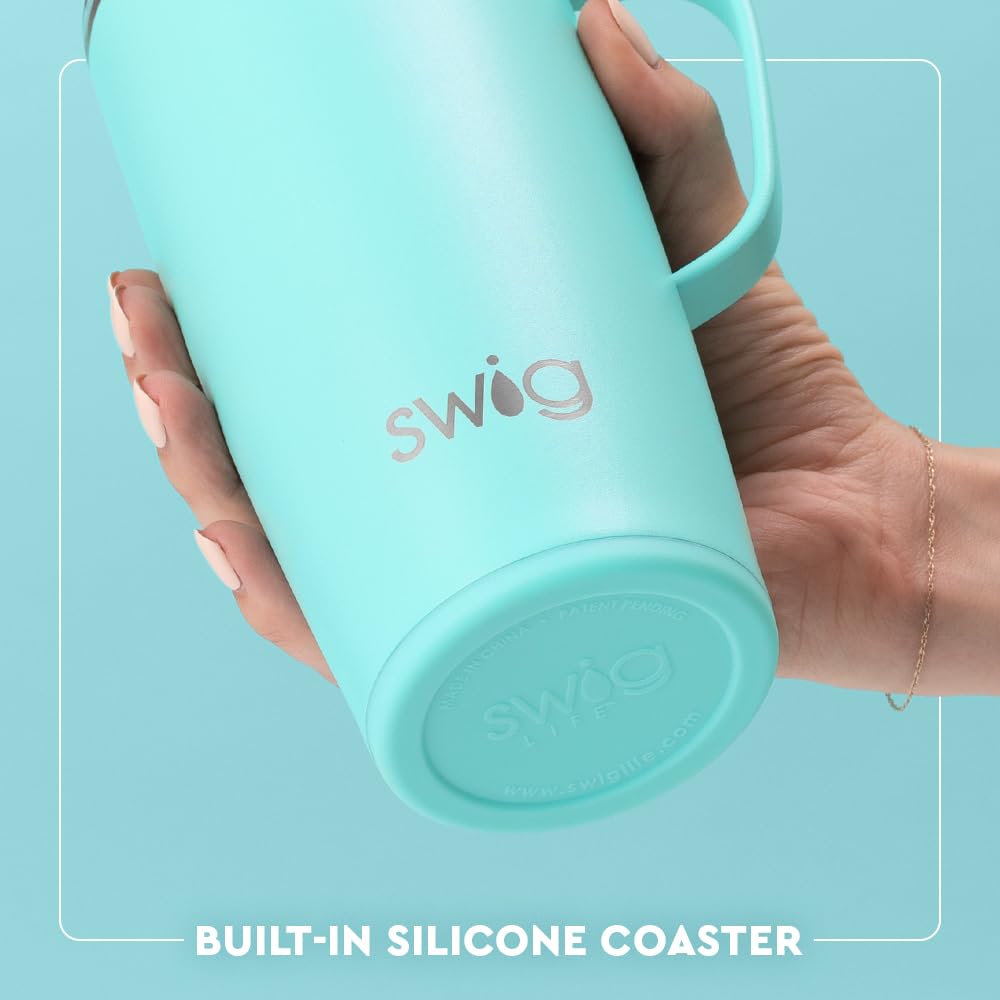 22oz Insulated Travel Mug with Handle & Lid