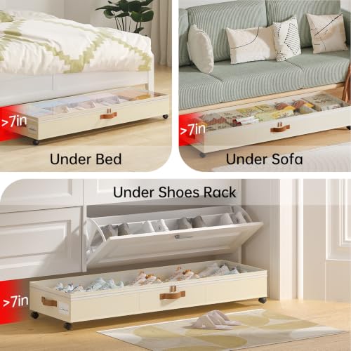 85 L Under Bed Storage with Wheels (2 Count)