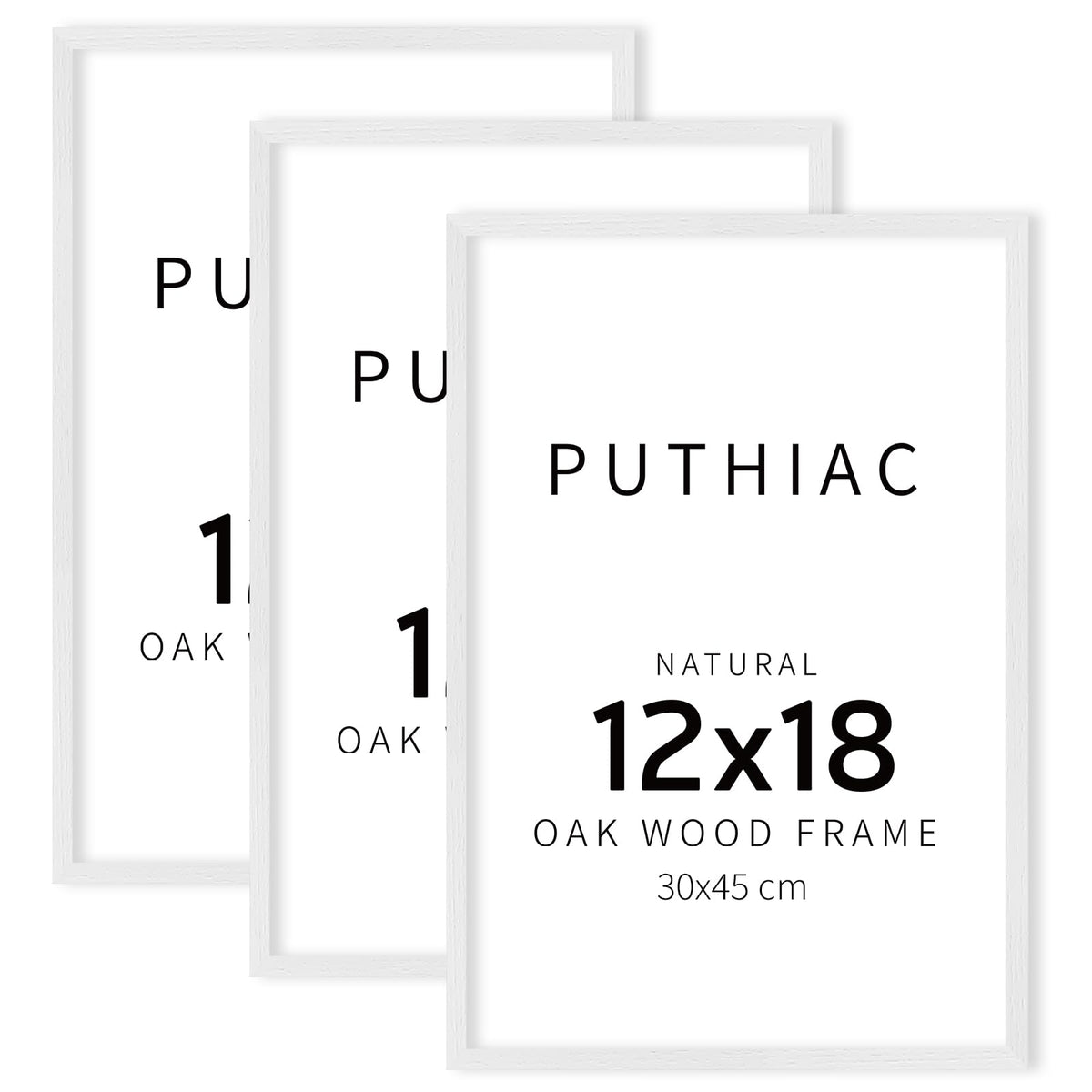 12x18 Solid Oak Wood Picture Frames