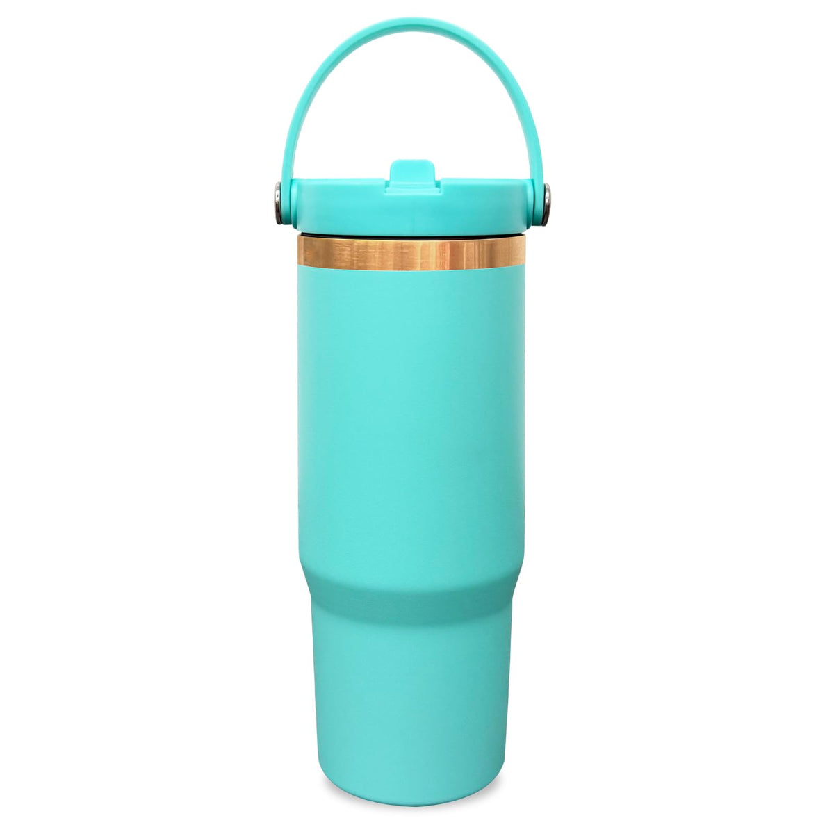 30 oz Tumbler Bulk with Top Handle and Flip Straw MintGreen