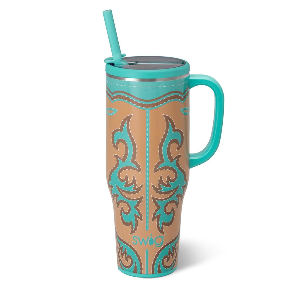 40oz Leakproof Mega Mug with Straw