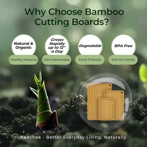 Bamboo Cutting Board (3 Count)