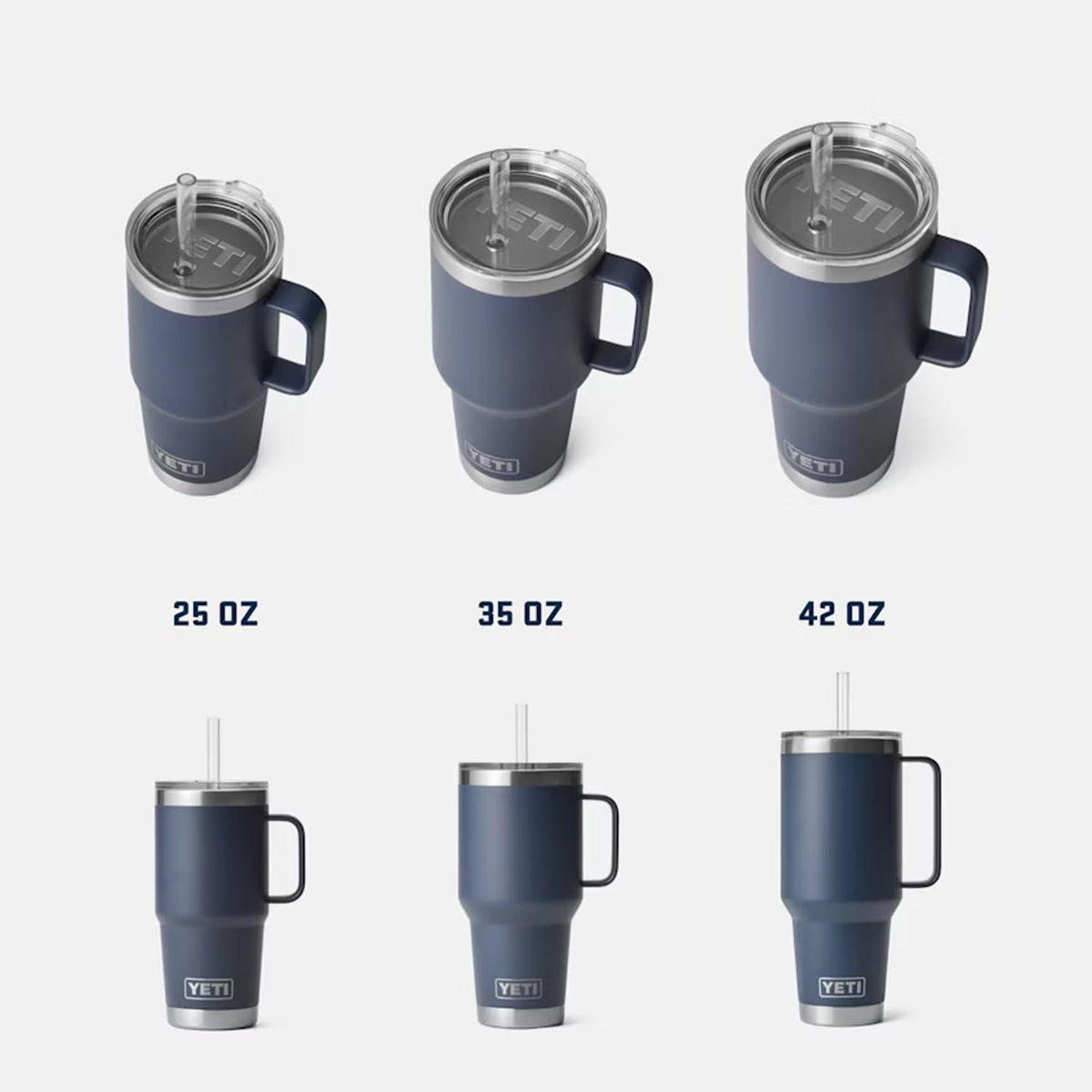 Rambler 35 oz Tumbler with Handle and Straw Lid