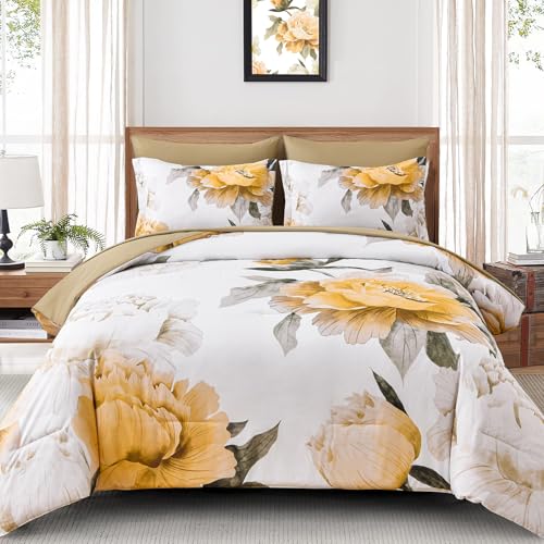 Yellow Comforter Set Queen Size