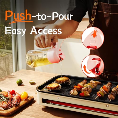 16oz 470ml Glass Olive Oil Sprayer for Cooking