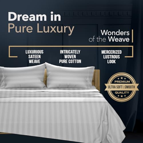 100% Egyptian Cotton Pillow Cases Standard (2 Count)