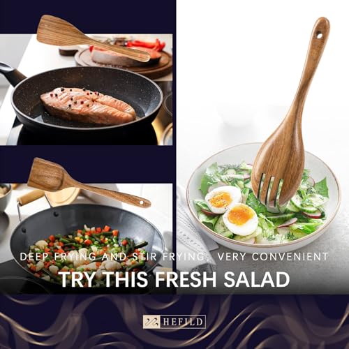 Wooden Spoons for Cooking (6 Count)