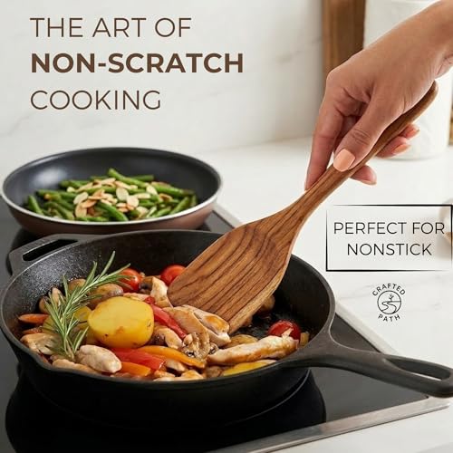 Teak Wooden Utensil Set (9 Count)