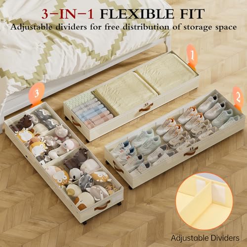85 L Under Bed Storage with Wheels (2 Count)
