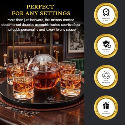 Basketball Decanter Set