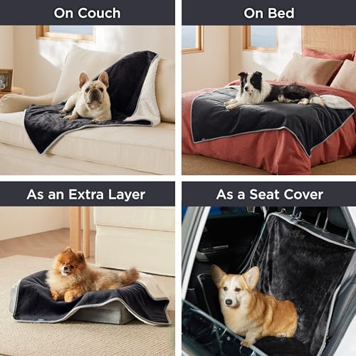 Waterproof Dog Blankets for Medium Dogs Washable Soft Warm