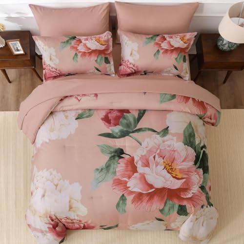 Coral Comforter Set Queen