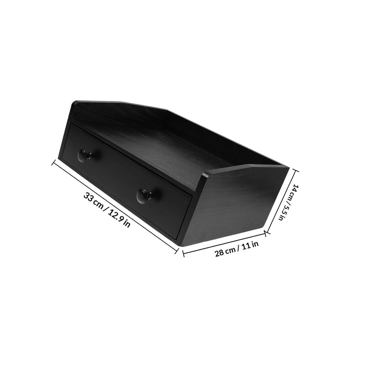 Wooden Coffee Pod Holder Drawer Storage Box with Multifunctional Design and Large Capacity