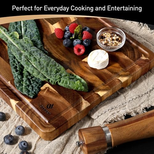 End Grain Cutting Board Set of 3 with Non (3 Count)