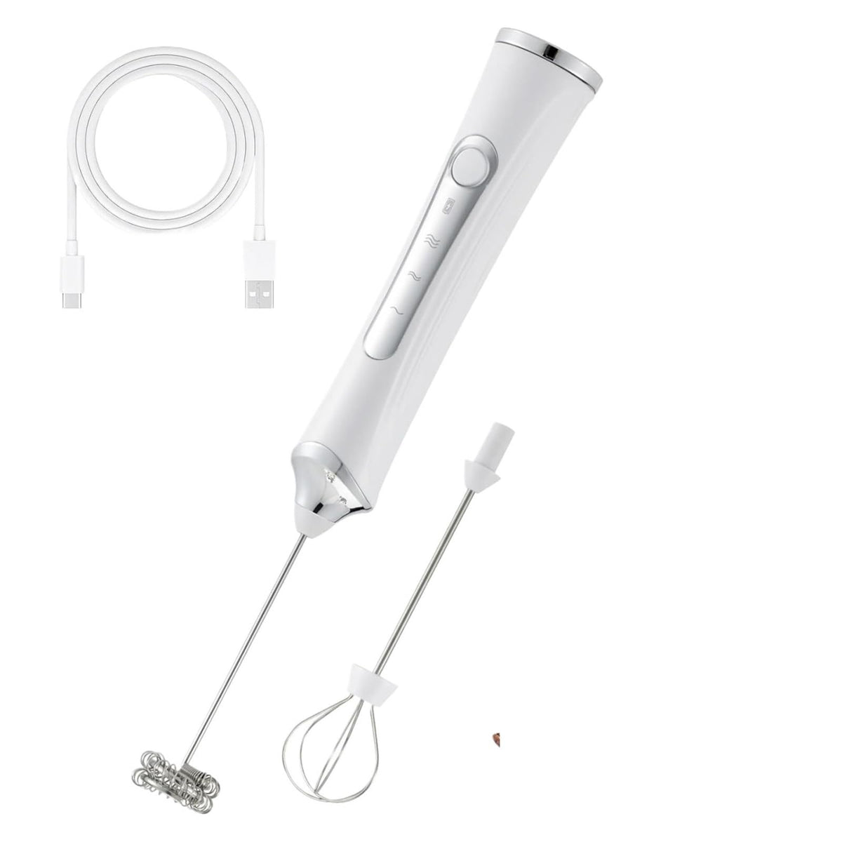 Electric Milk Frother Hand Coffee Whisk for Foam Mixing Kitchen