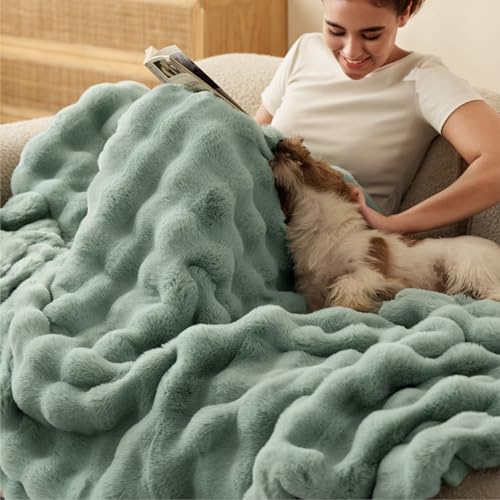 GentleSoft Faux Fur Throw XL Blanket