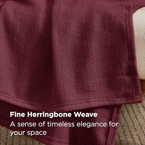 GentleSoft 100% Cotton Blanket King Size for Bed