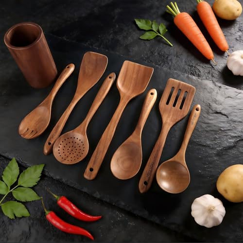 Wooden Spoons for Cooking (8 Count)