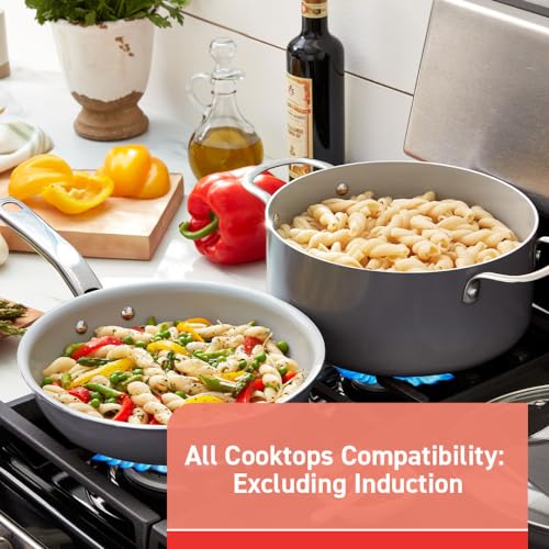 Fresh Gourmet Recycled Ceramic Non Stick Cookware Set 12 Piece