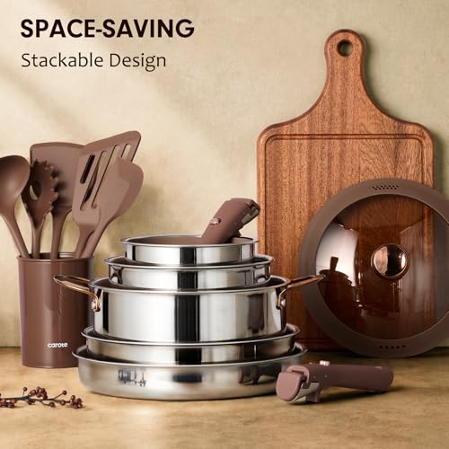 22pcs Hybrid Nonstick Pots and Pans Set