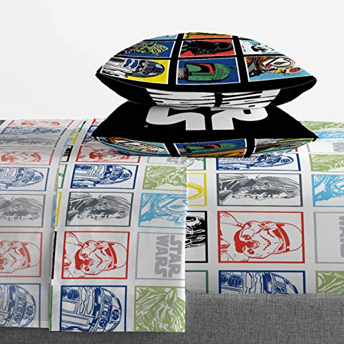 Star Wars Queen Comforter Set 5 Piece Soft Bedding for Boys