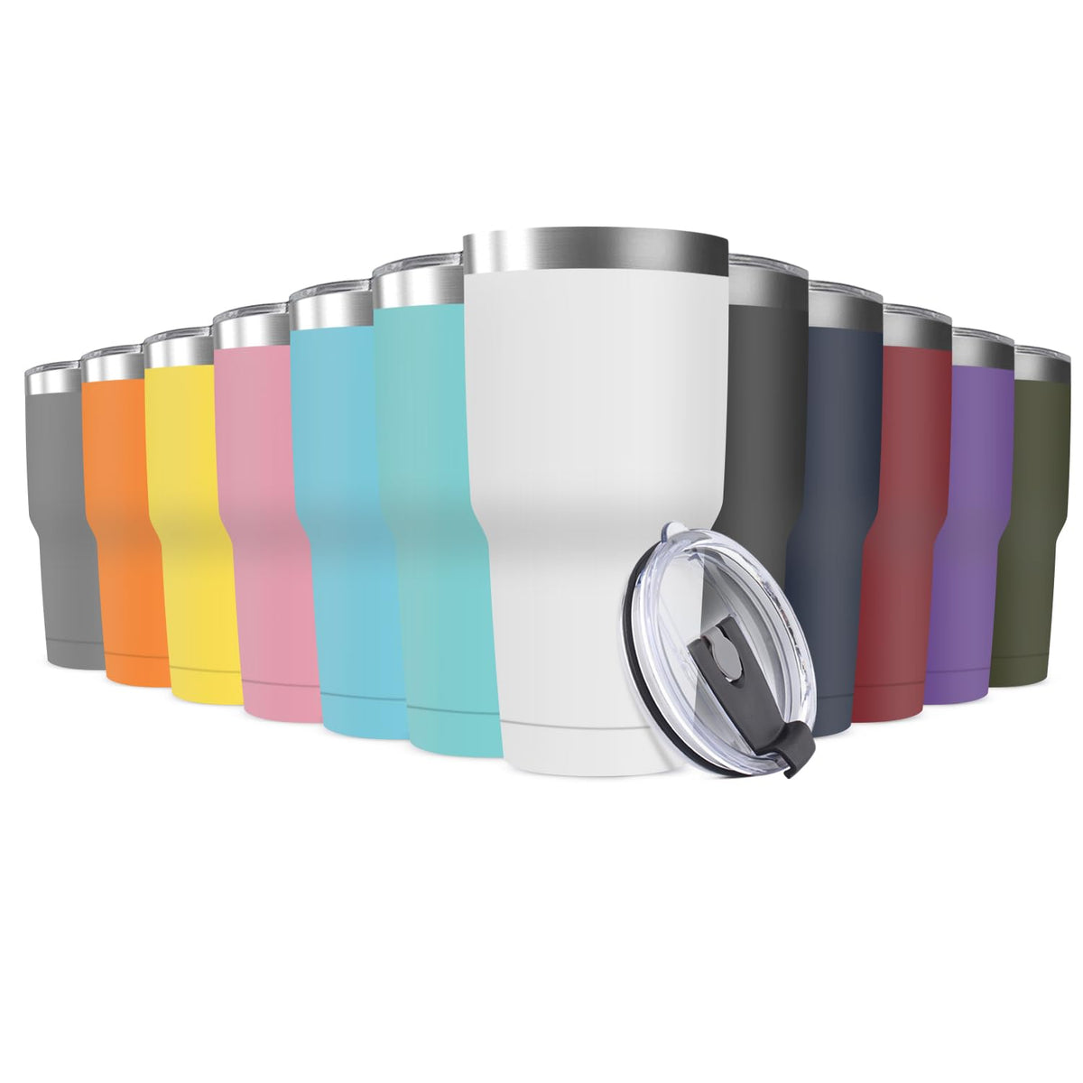 30oz Stainless Steel Travel Mug with Lid