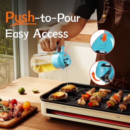 16oz 470ml Glass Olive Oil Sprayer for Cooking